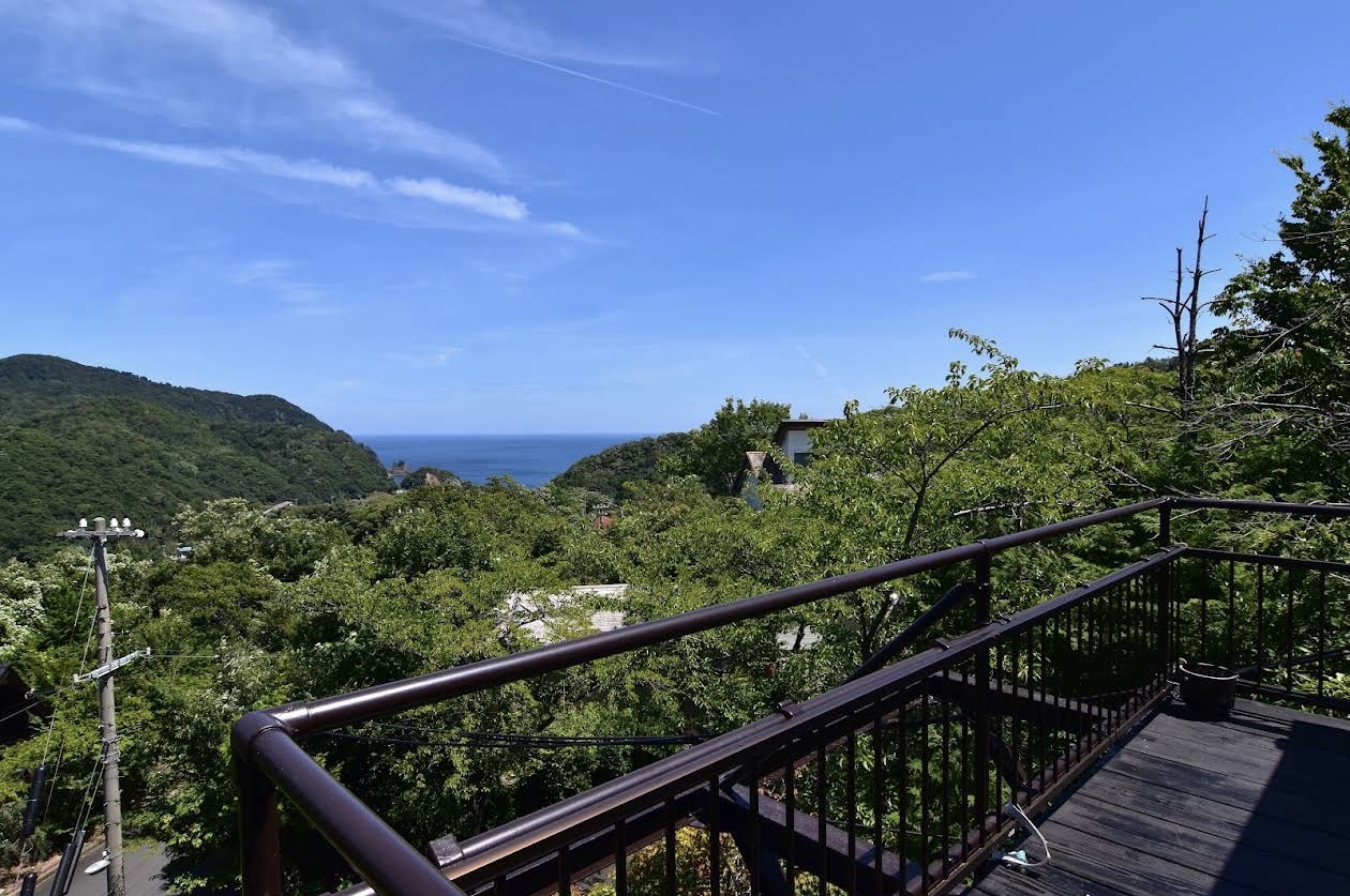 ベランダからの眺め（海）